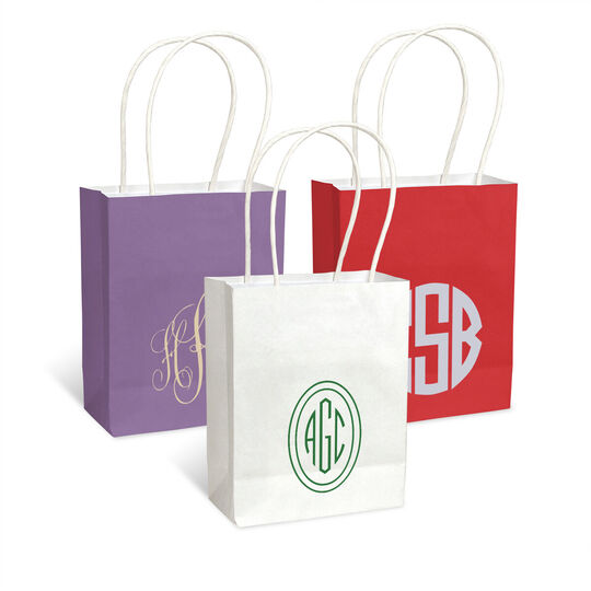 Design Your Own Monogram Mini Twisted Handled Bags