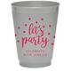 Confetti Dots Let's Party Colored Shatterproof Cups Image 1 of 5
