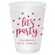 Confetti Dots Let's Party Shatterproof Cups Image 1 of 5