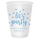 Confetti Dots Let's Party Shatterproof Cups Image 5 of 5