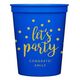 Confetti Dots Let's Party Stadium Cups Image 4 of 5