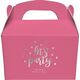 Confetti Dots Let's Party Gable Favor Boxes Image 1 of 5