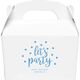 Confetti Dots Let's Party Gable Favor Boxes Image 2 of 5