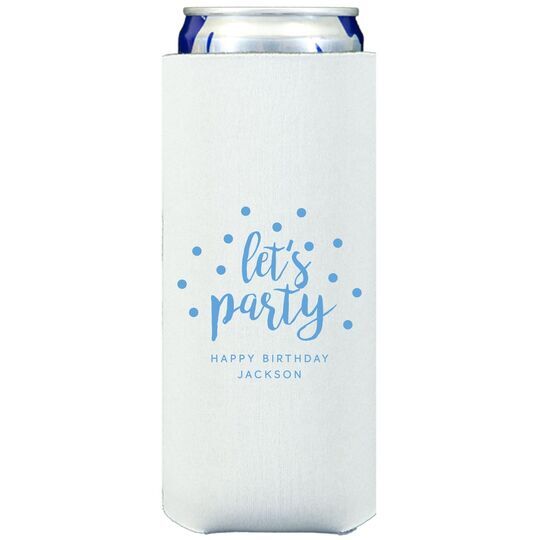 Confetti Dots Let's Party Collapsible Slim Huggers