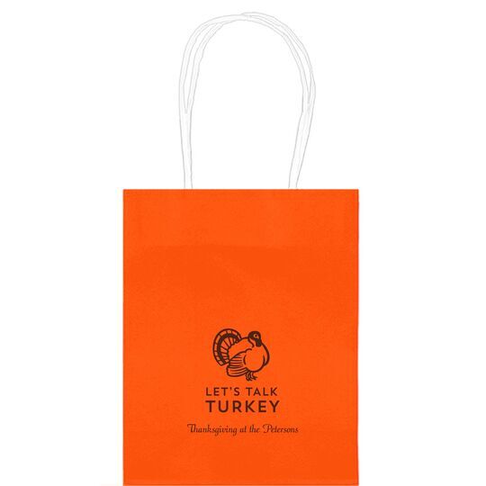 Let's Talk Turkey Mini Twisted Handled Bags