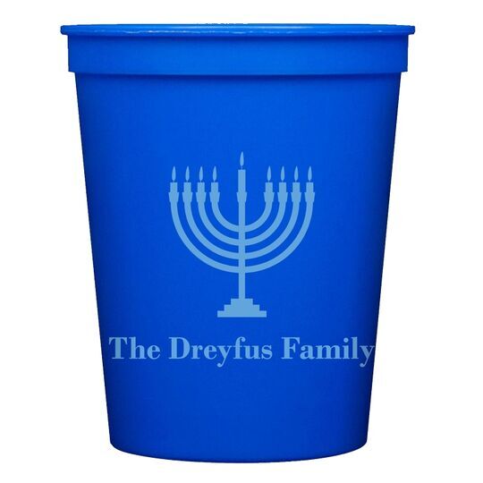 Lights of the Menorah Stadium Cups