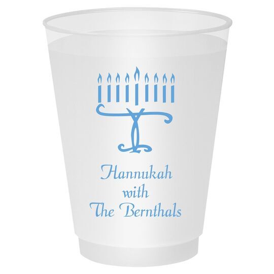 Menorah Shatterproof Cups