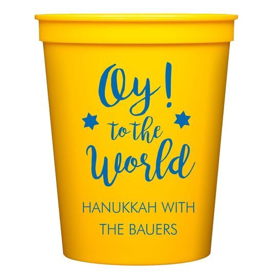 Oy To The World Stadium Cups