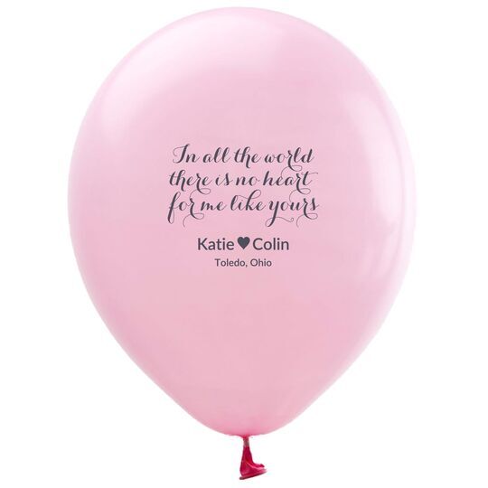 In all the World Latex Balloons