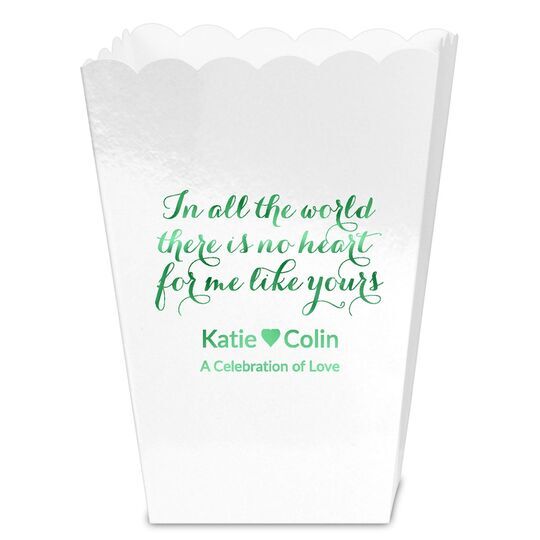 In all the World Mini Popcorn Boxes