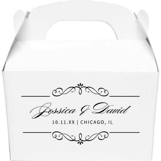 Bellissimo Gable Favor Boxes