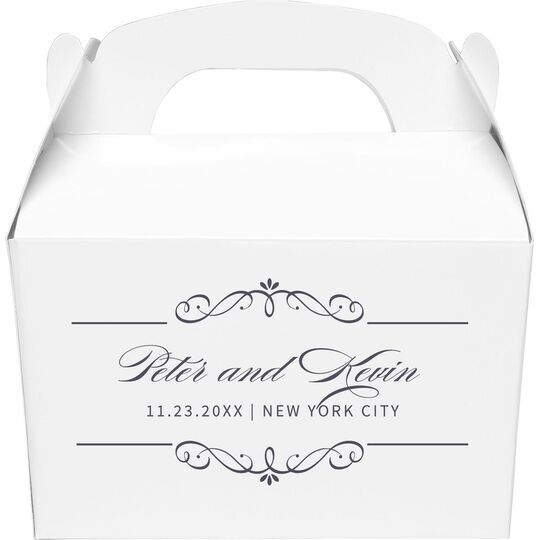 Bellissimo Gable Favor Boxes