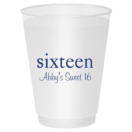 Select Your Big Number Shatterproof Cups