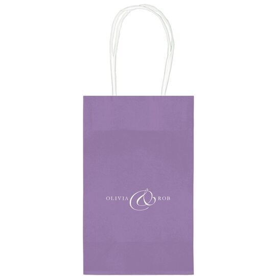 Elegant Ampersand Medium Twisted Handled Bags