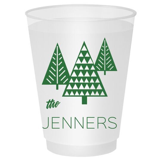 Modern Trees Shatterproof Cups