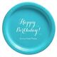 Darling Happy Birthday Paper Plates Image 1 of 2