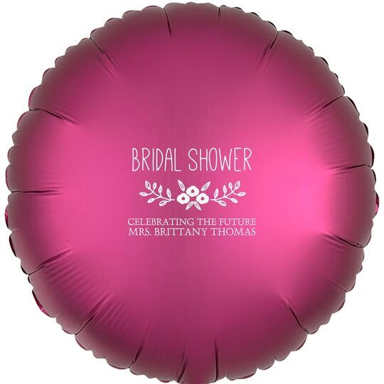 Bridal Shower Swag Mylar Balloons