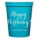 Darling Happy Birthday Stadium Cups Image 1 of 2