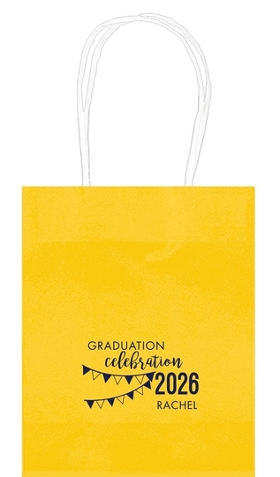 Celebration Pennants Graduation Mini Twisted Handled Bags