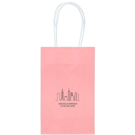 New York City Skyline Medium Twisted Handled Bags