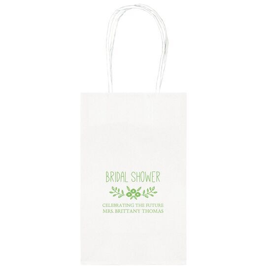 Bridal Shower Swag Medium Twisted Handled Bags