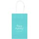 Darling Happy Birthday Medium Twisted Handled Bags Image 1 of 2