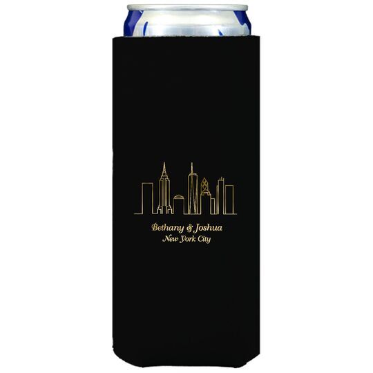 New York City Skyline Collapsible Slim Huggers