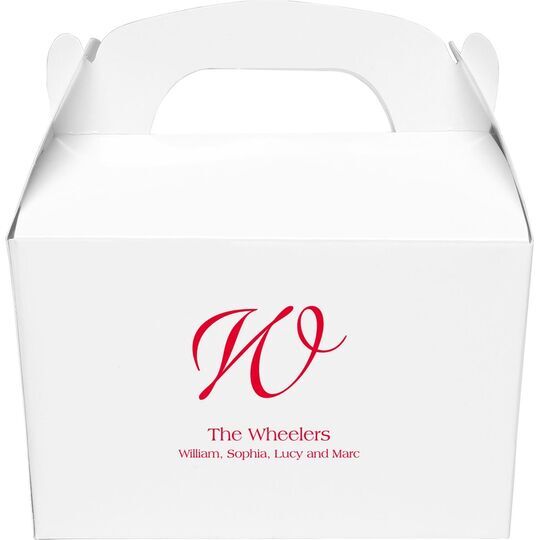 The Plaza Gable Favor Boxes