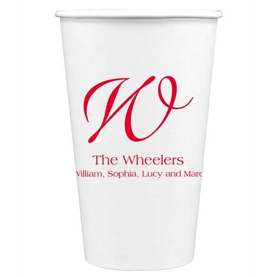 The Plaza Paper Coffee Cups