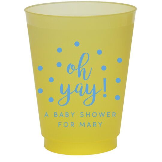 Confetti Dots Oh Yay! Colored Shatterproof Cups