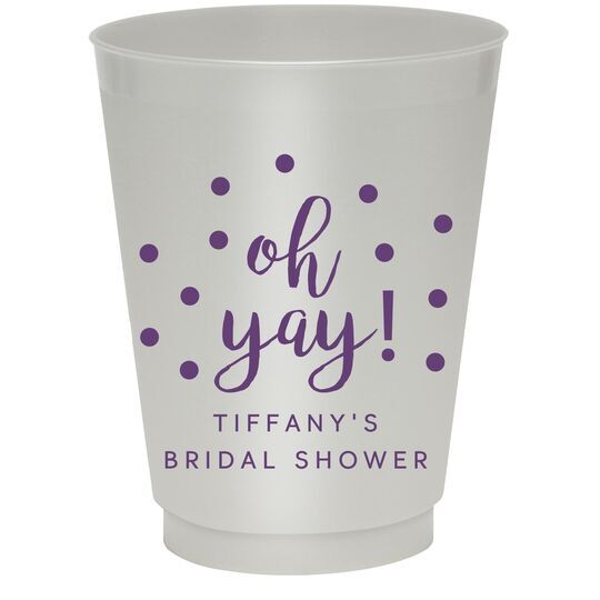Confetti Dots Oh Yay! Colored Shatterproof Cups