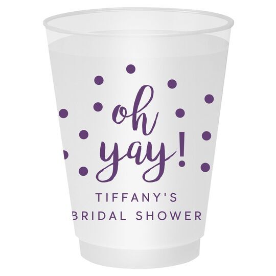 Confetti Dots Oh Yay! Shatterproof Cups