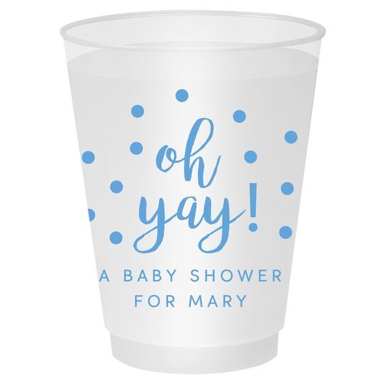 Confetti Dots Oh Yay! Shatterproof Cups