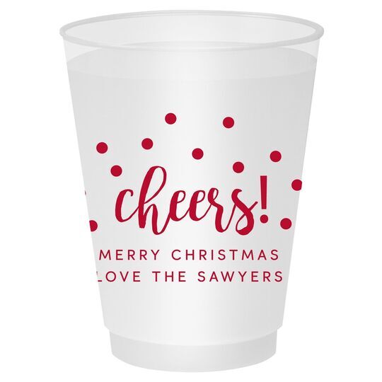 Confetti Dots Cheers Shatterproof Cups