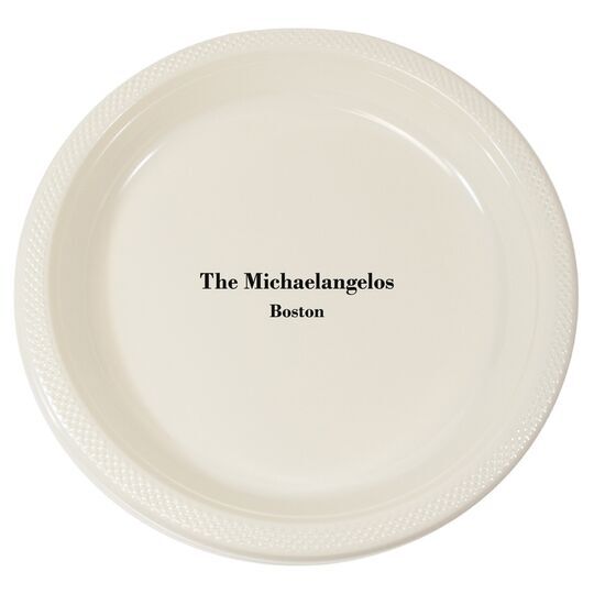 Michaelangelo Plastic Plates