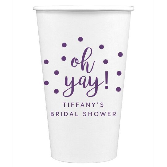 Confetti Dots Oh Yay! Paper Coffee Cups