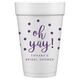 Confetti Dots Oh Yay! Styrofoam Cups Image 2 of 5
