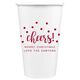 Confetti Dots Cheers Paper Coffee Cups Image 2 of 5