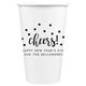 Confetti Dots Cheers Paper Coffee Cups Image 4 of 5