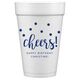 Confetti Dots Cheers Styrofoam Cups Image 1 of 5