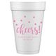 Confetti Dots Cheers Styrofoam Cups Image 2 of 5