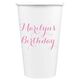 Darling Script Paper Coffee Cups Image 1 of 2