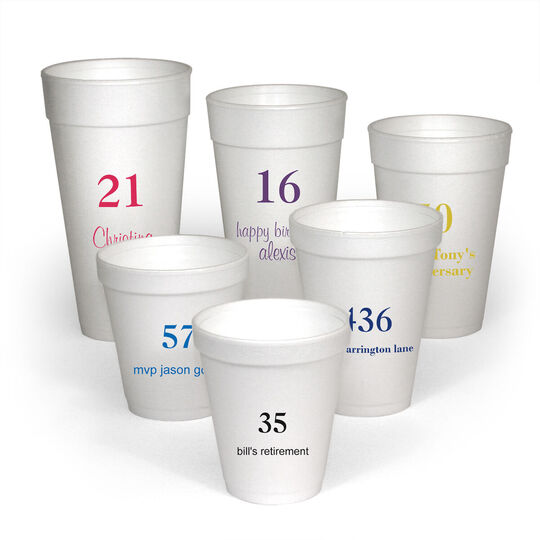 8 oz. Styrofoam Cups