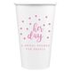 Confetti Dots Her Day Paper Coffee Cups Image 1 of 3