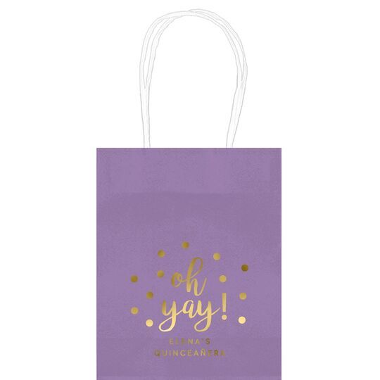 Confetti Dots Oh Yay! Mini Twisted Handled Bags