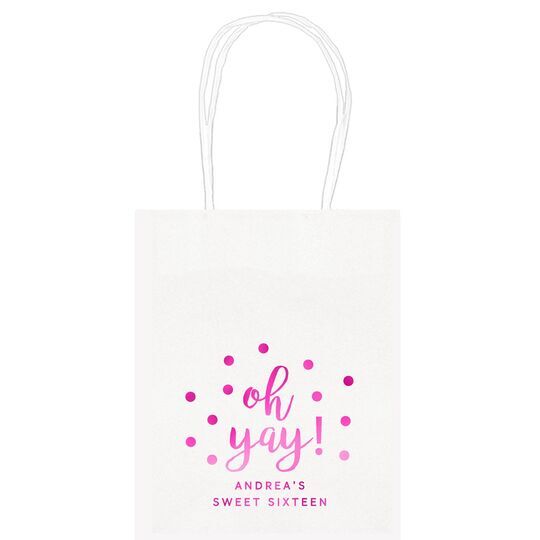 Confetti Dots Oh Yay! Mini Twisted Handled Bags