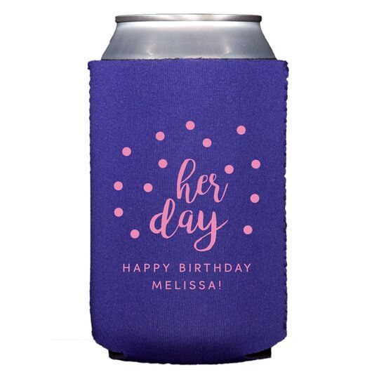 Confetti Dots Her Day Collapsible Huggers