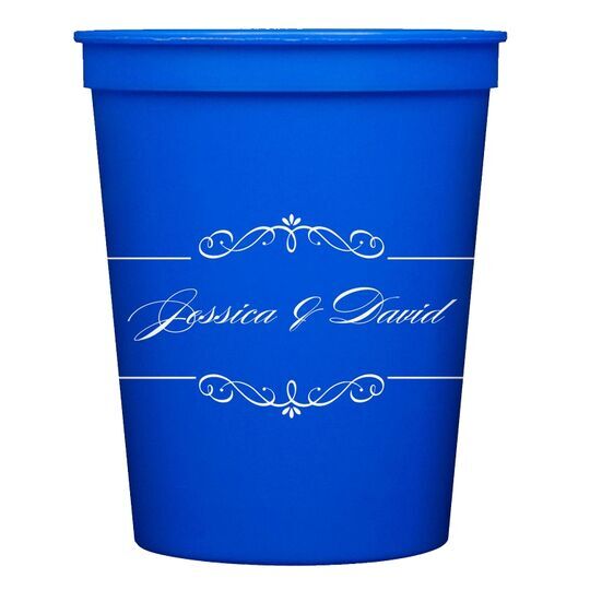 Bellissimo Scrolled Stadium Cups