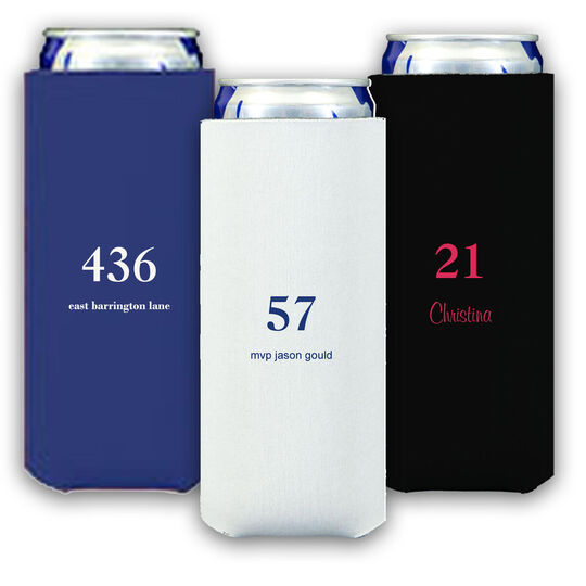 Design Your Own Big Number Collapsible Slim Huggers