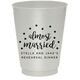 Confetti Dots Almost Married Colored Shatterproof Cups Image 1 of 3